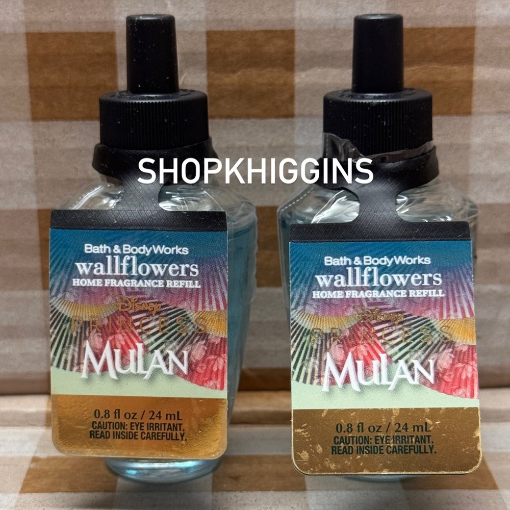 NWT B&BW Mulan (2) Disney Princess Collection Wallflower Plug In Refills